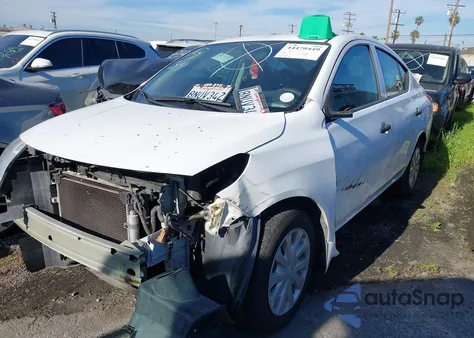 2016 Nissan Versa 1.6 S+ from USA, damaged, VIN 3N1CN7AP4GL817751